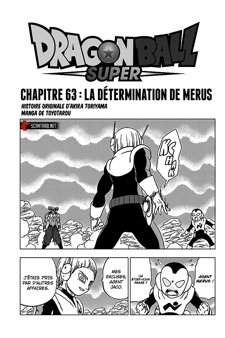 Dragon Ball Super: Chapter chapitre-63 - Page 1