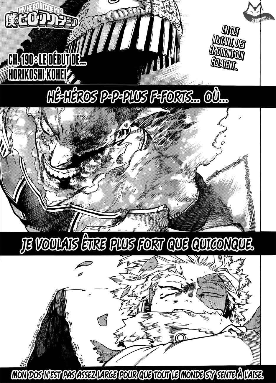 My Hero Academia: Chapter chapitre-190 - Page 1