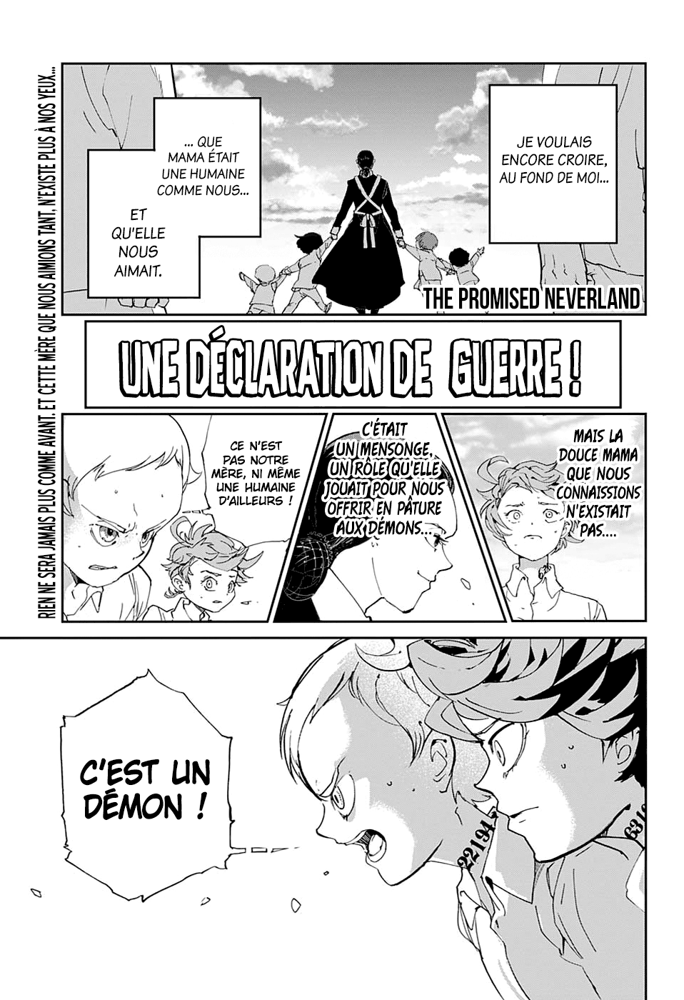 The Promised Neverland: Chapter chapitre-3 - Page 1
