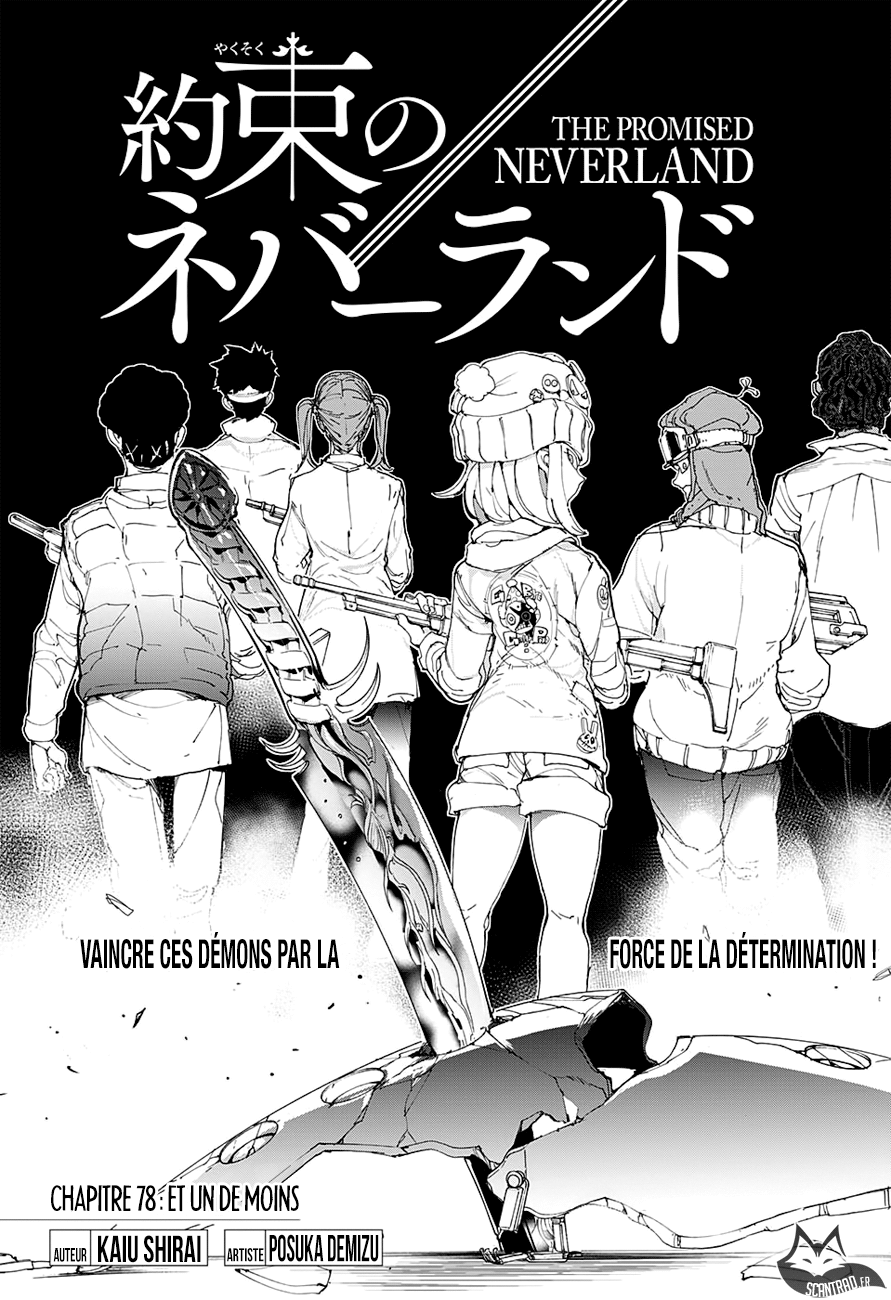 The Promised Neverland: Chapter chapitre-78 - Page 1